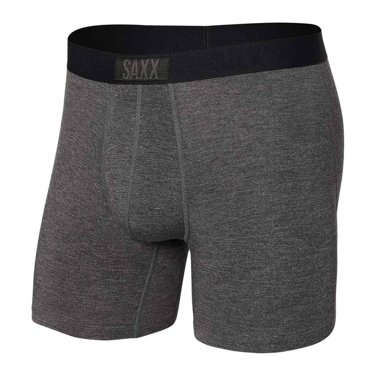 Saxx Vibe Boxer Brief Men's in Graphite Heather